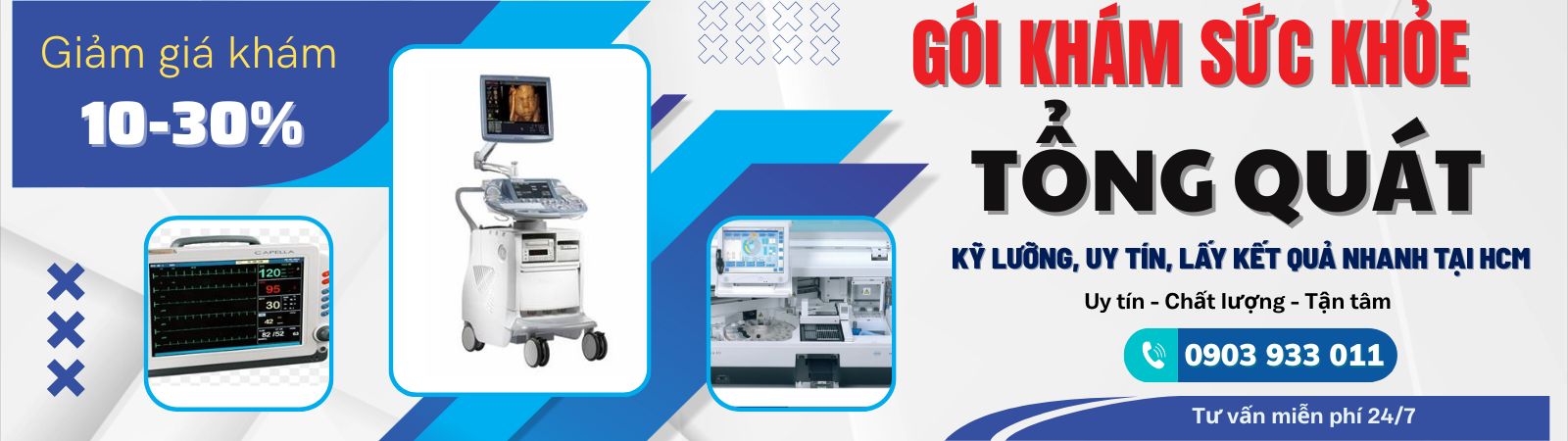 Trọn gói khám tổng quát kỹ lưỡng, uy tín, lấy kết quả nhanh tại Hồ Chí Minh